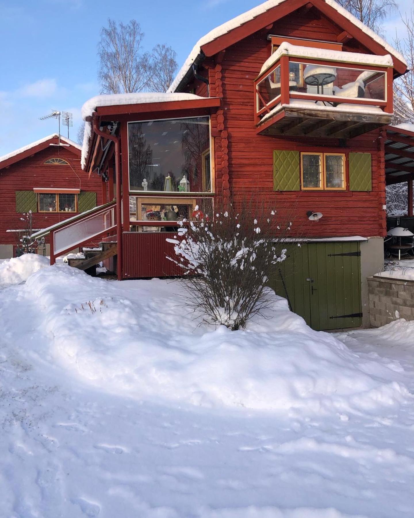 Mysigt Boende I Raettvik Med Utsikt Oever Siljan Rättvik Exterior foto