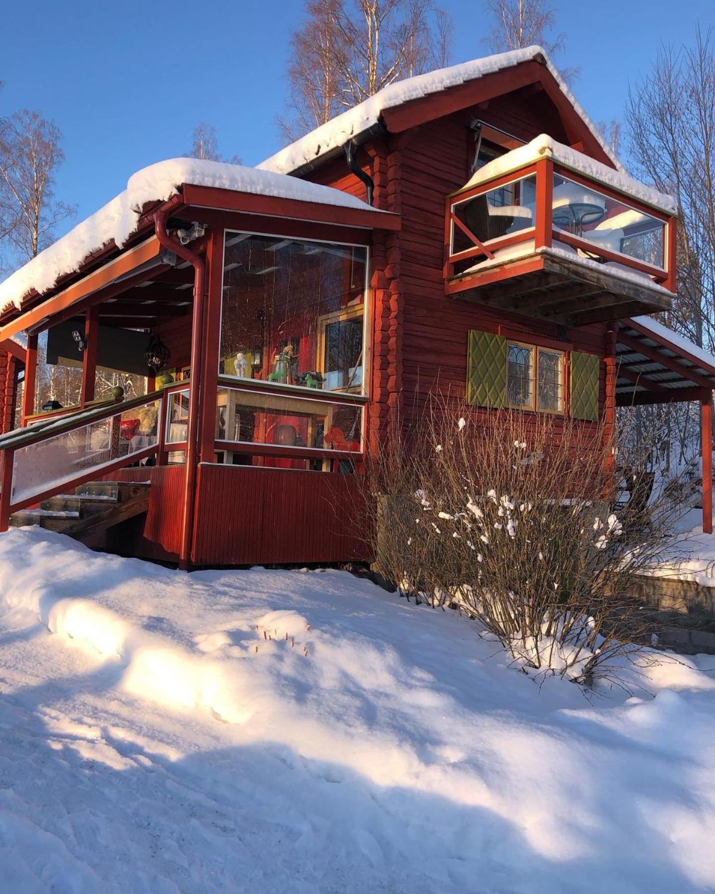 Mysigt Boende I Raettvik Med Utsikt Oever Siljan Rättvik Exterior foto