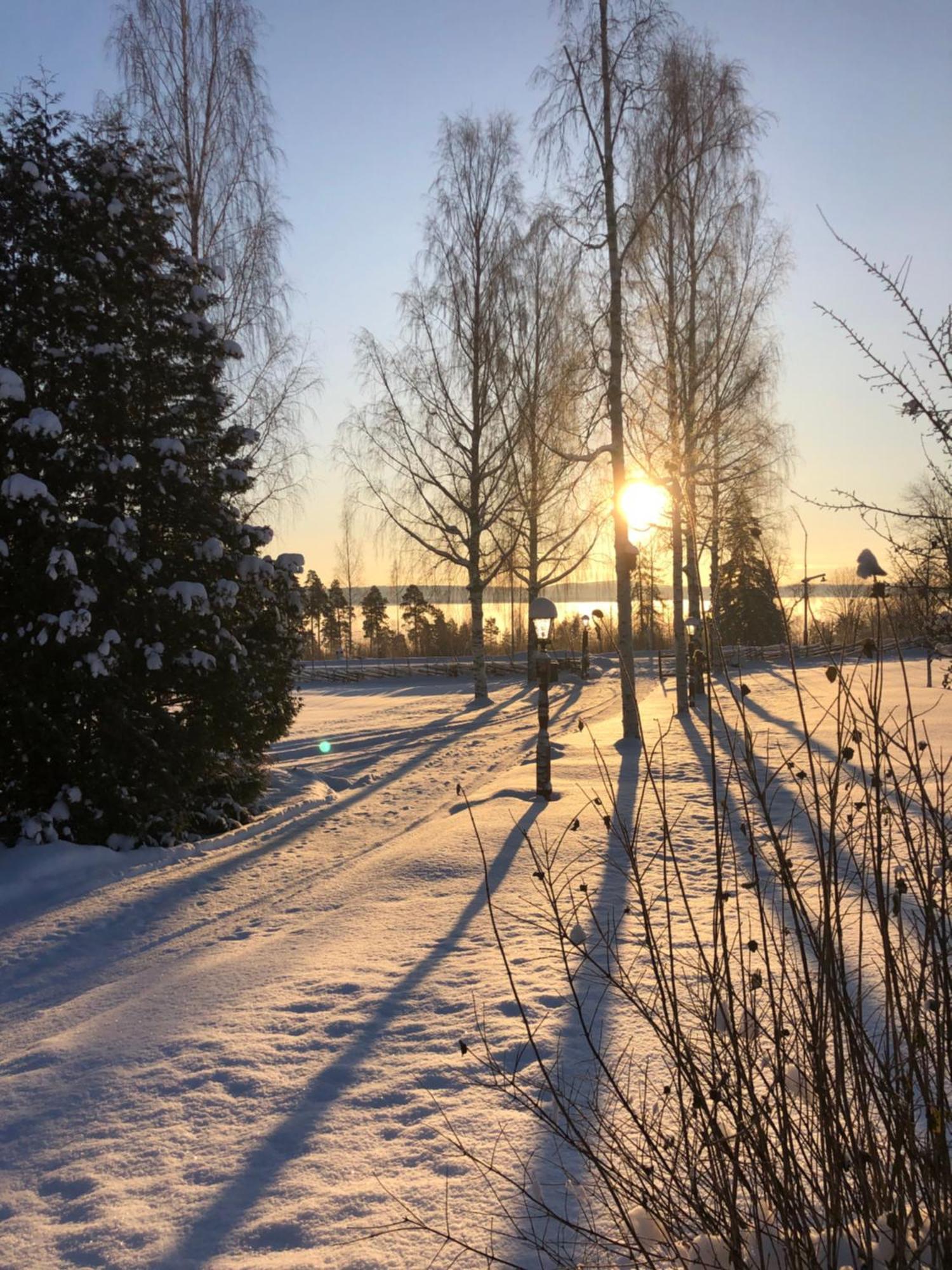 Mysigt Boende I Raettvik Med Utsikt Oever Siljan Rättvik Exterior foto